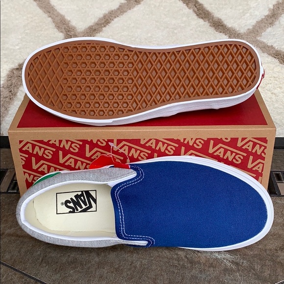 •VANS Men’s CLASSIC SLIP ON VANS COASTAL Grey/TrWht Sneakers - Picture 3 of 16